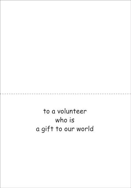 WBL04V - Colorful Happy Birthday Volunteer Note Cards extra