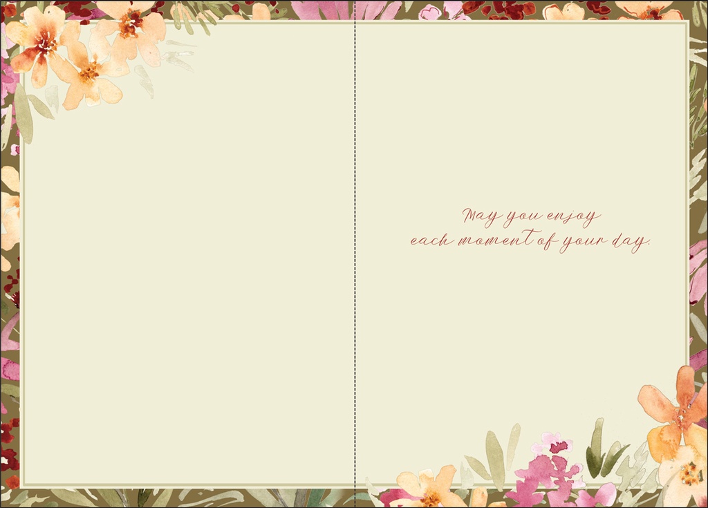 BU164 - Floral Birthday Cards extra