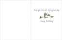 B19 - Birthday Card - Geese extra