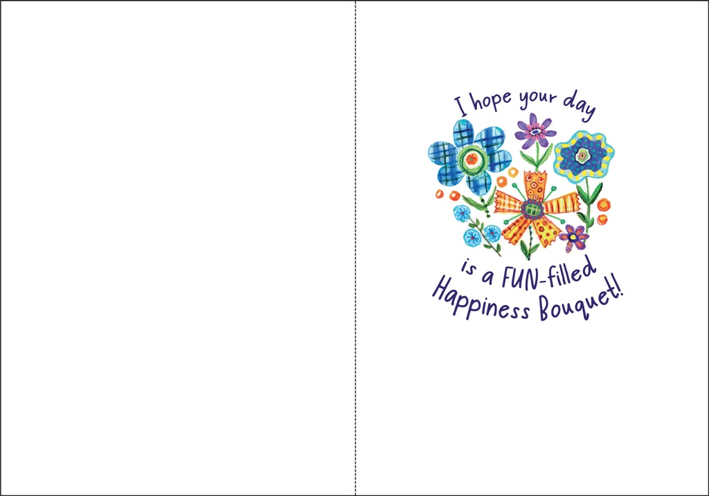B9150 - Birthday - Happiness Bouquet extra