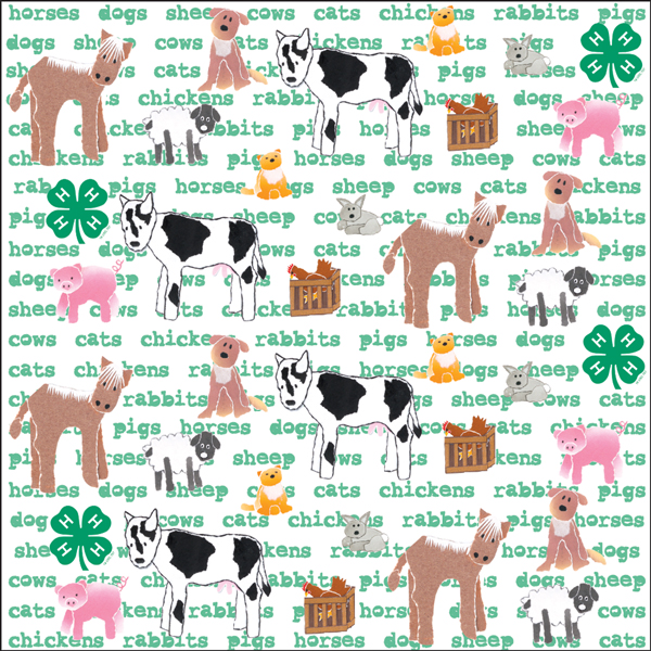 LS252 - Animal Scrapbooking Paper