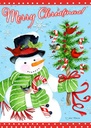CJ713 - Christmas Snowman Celebration Card¬†¬†