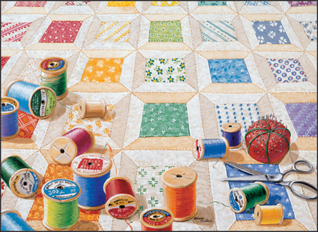 N-Quilt Table Note Cards-RB50