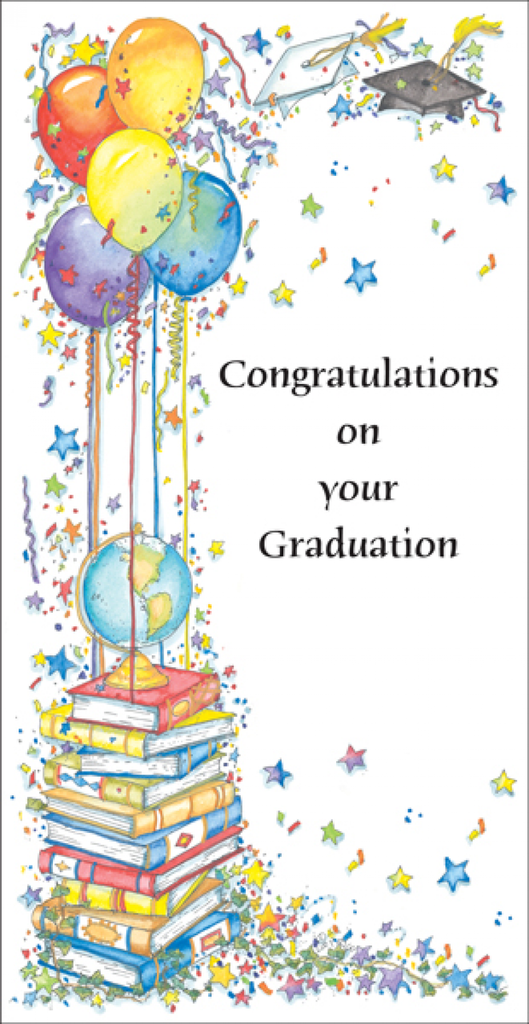 Confetti Graduation Card