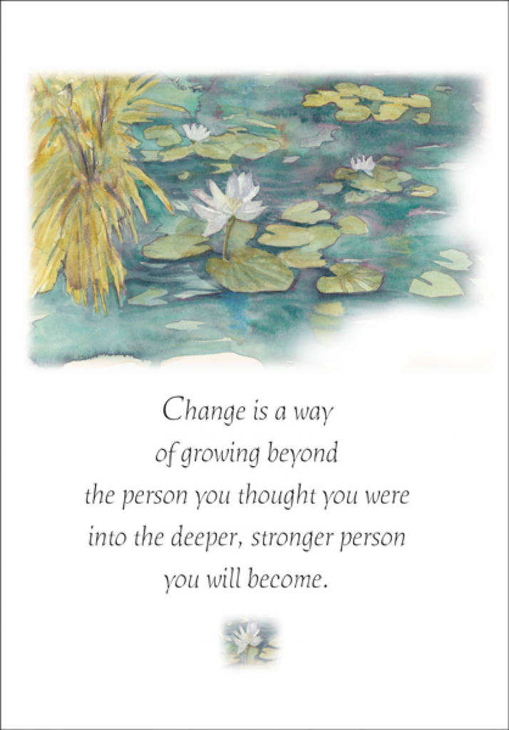 Change is a way of growing (support)-S9215