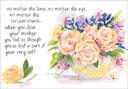 Peaceful Bouquet Sympathy Card-S4236