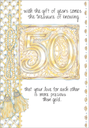 50th Anniversary Card-A2420