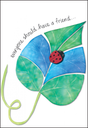 Ladybug Friendship Card-FH412C