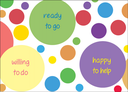 Volunteer Ready to Go Thank You Cards-BL236V