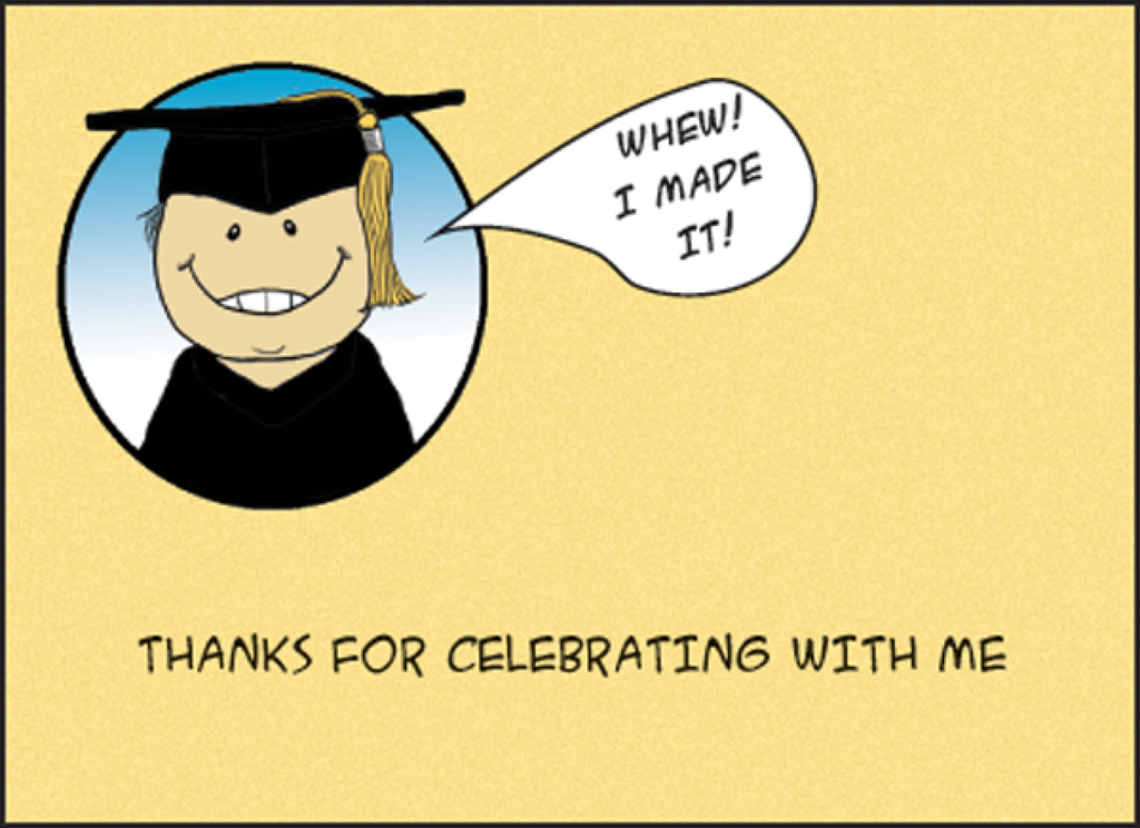 Graduation Thank You Card-CBL01