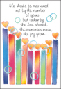 Candles Birthday Card-B187C