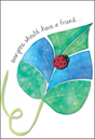 Lady Bug Friendship Card-FH412