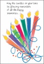 Candles Birthday Card-B176