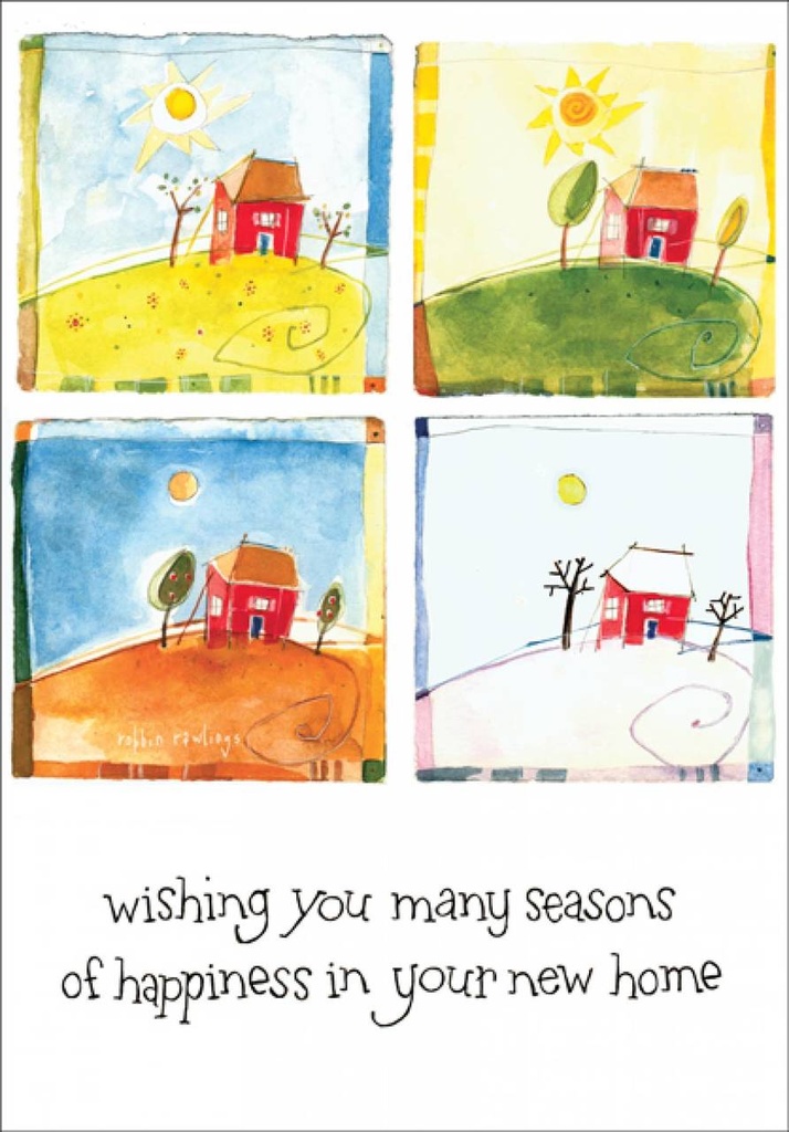 Seasons New Home Card-HU417