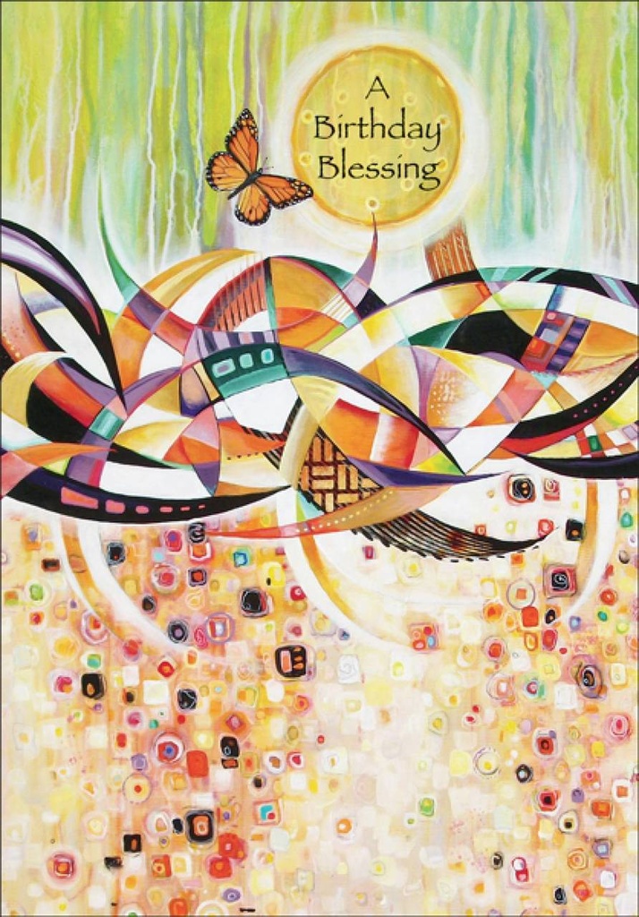 Birthday Blessing Greeting Card-BR104C