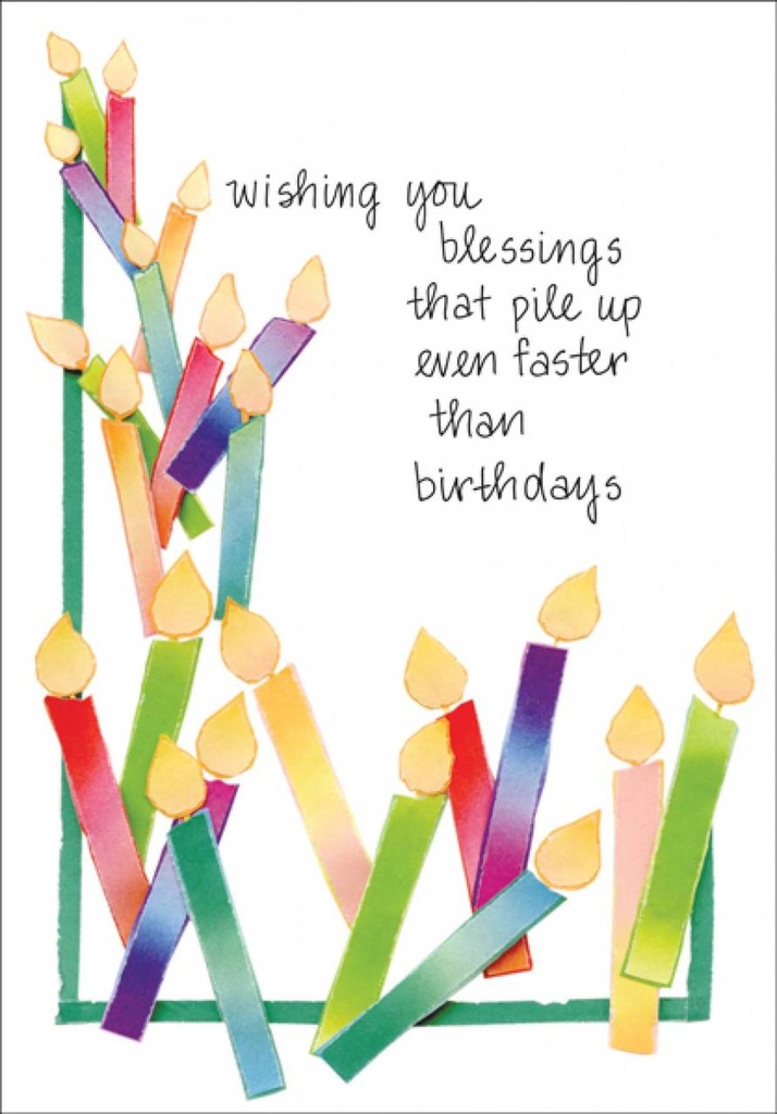 Wishing You Blessings Birthday Card-B112