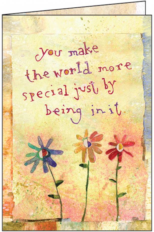 World More Special Birthday Card