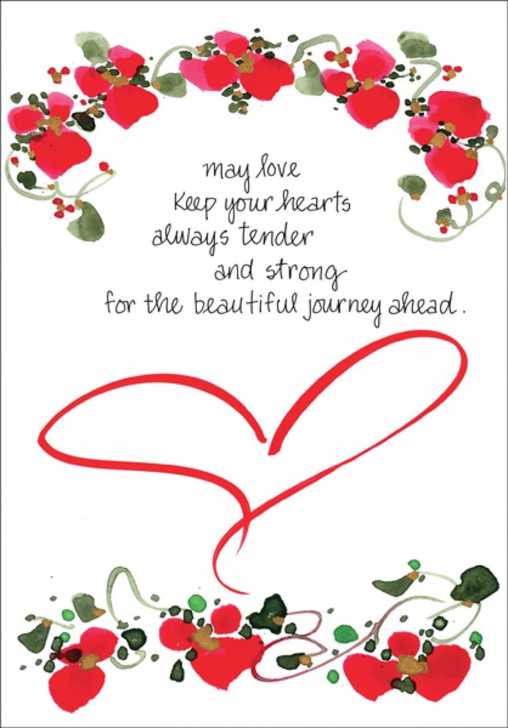 Beautiful Journey Wedding Card-WF410