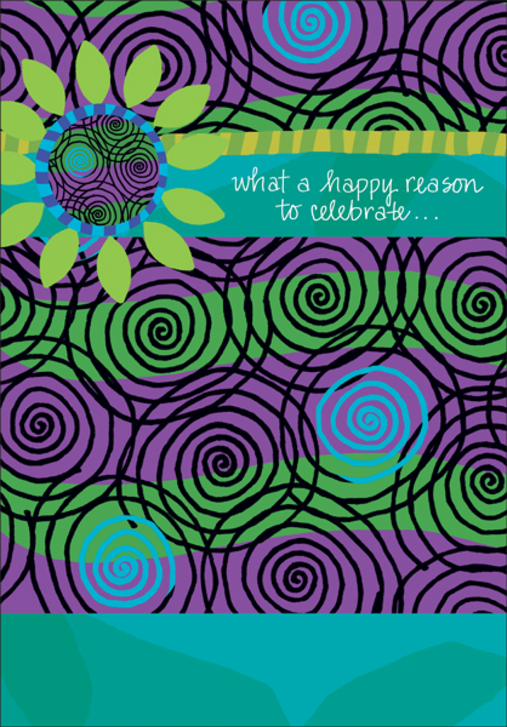 Glitter  Birthday Card-B6110
