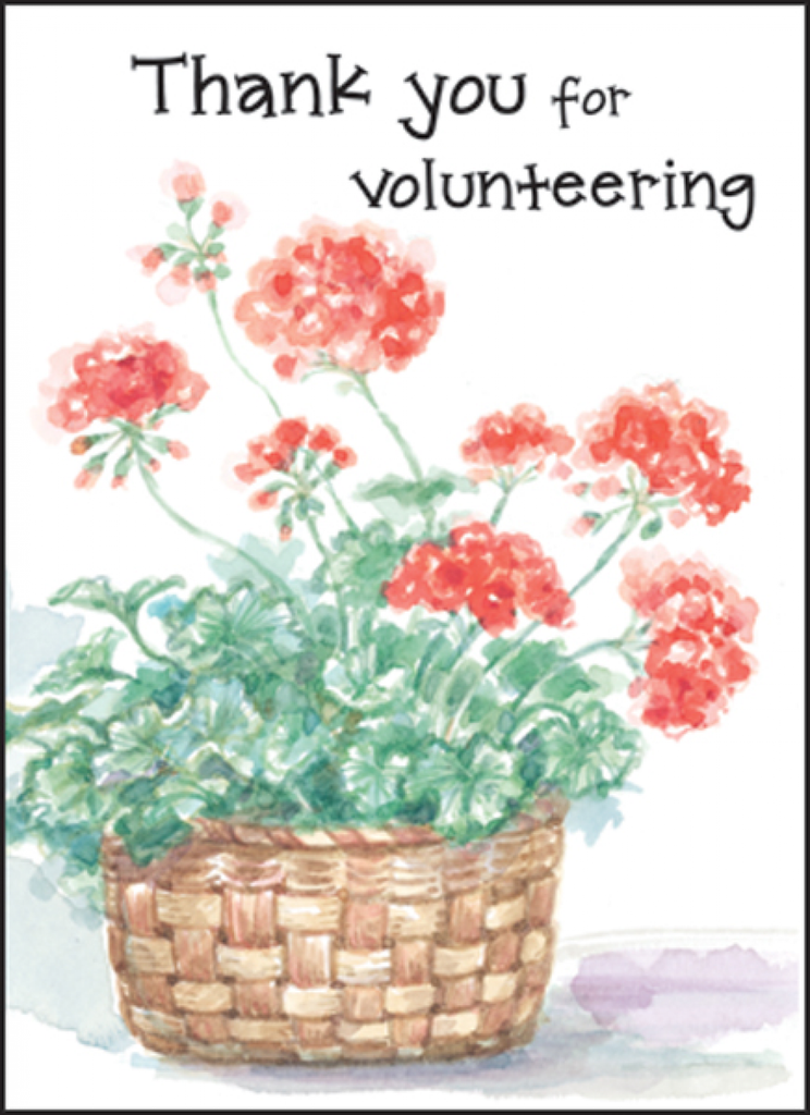 Volunteer Thank You Note Cards-MBL62V