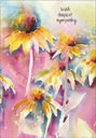 Sunflower Sympathy Card-SG214