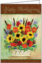 Thanksgiving Flowers Card-TGJ880