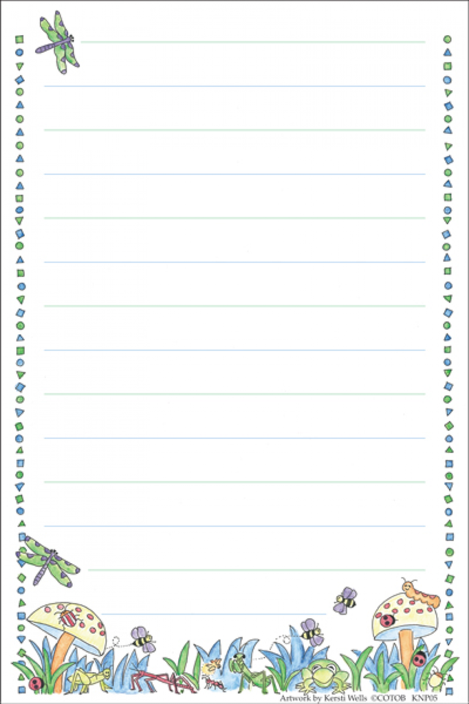 Bug Note Pad-KNP05