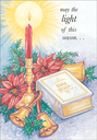 Candle Christmas Cards with Scripture-CM705C