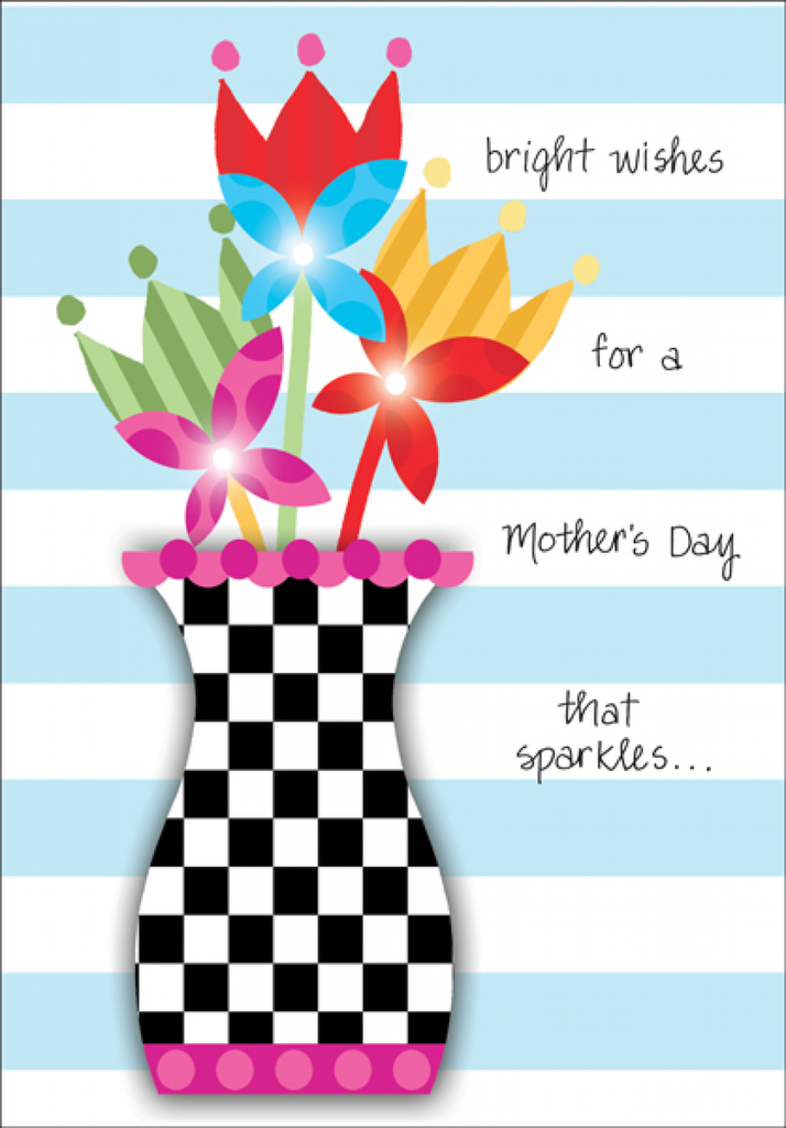 Bright Wishes Mother's Day Card-M6633