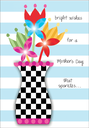 Bright Wishes Mother's Day Card-M6633