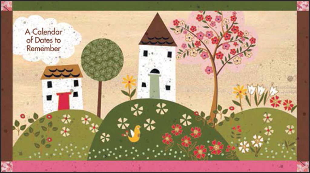 Houses Pocket Calendar-WPP179