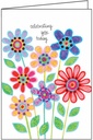 Large Bright Floral Mother's Day Card