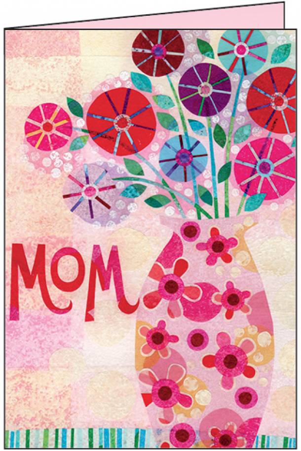 Pink Floral Mother's Day Card
