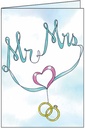 Mr and Mrs Wedding Card-WH463