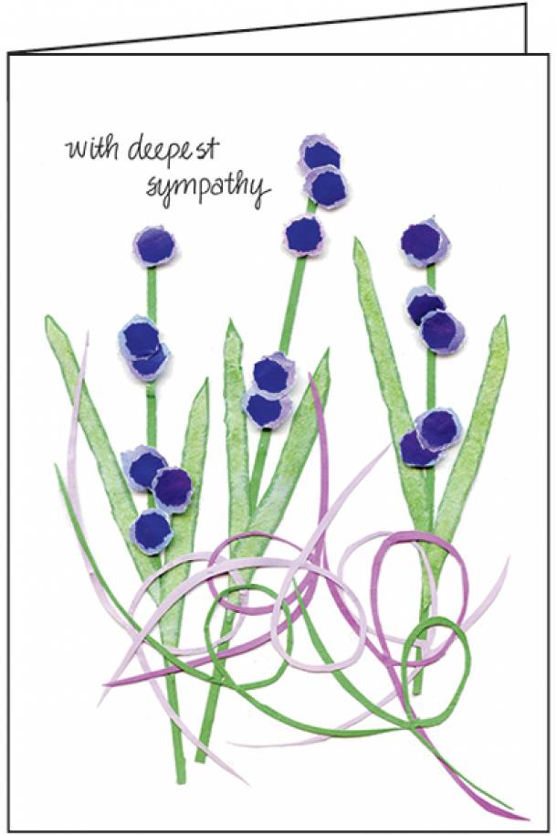 Floral Sympathy Card-S214