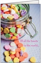Candy Hearts Valentine-V809