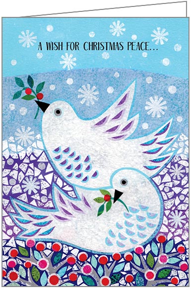 White Dives Peace Christmas, Box of Cards