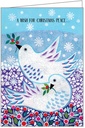 White Dives Peace Christmas, Box of Cards