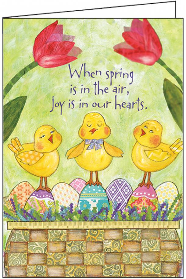 Baby Chicks Easter Card