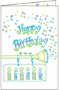 Musical Notes Birthday Card