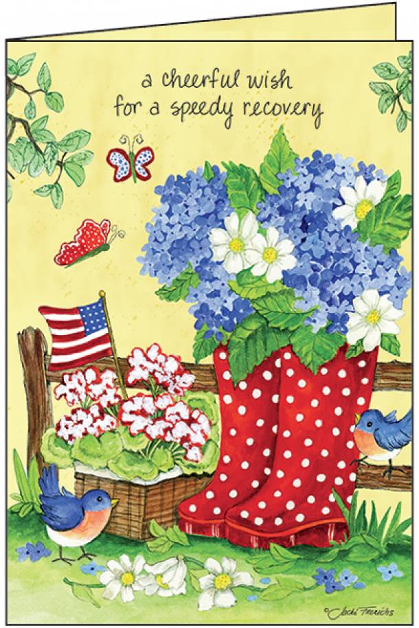 Patriotic Get Well Card-GWJ501