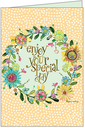 Enjoy Your Special Day Birthday Card