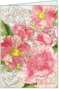 Peonies Friendship Card - GU444