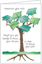 Remember Your Roots Graduation Card
