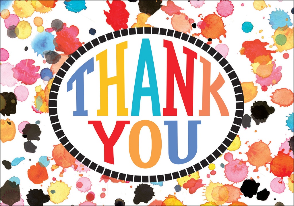Thank You Note Cards - WBL17