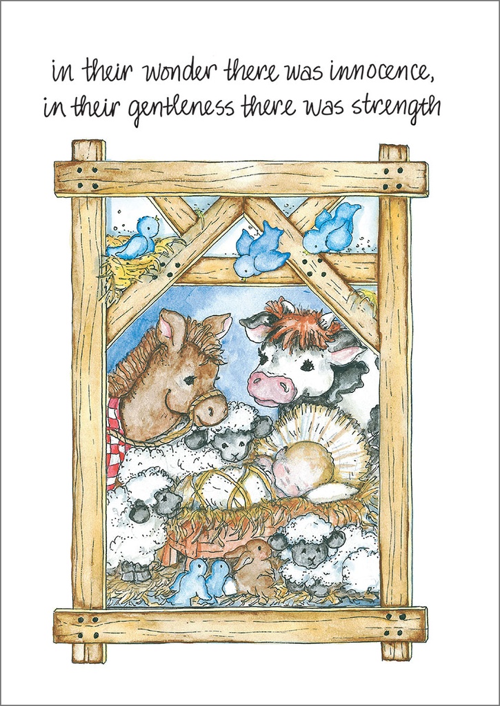 Baby Jesus and Manger Christmas, Box of Cards
