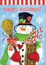Snowman and Candy Cane Christmas, Box of Cards