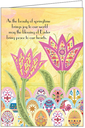 Easter Eggs & Flowers Card
