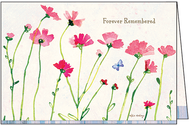 Die Cut Floral Sympathy