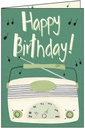 Vintage Radio Birthday Card
